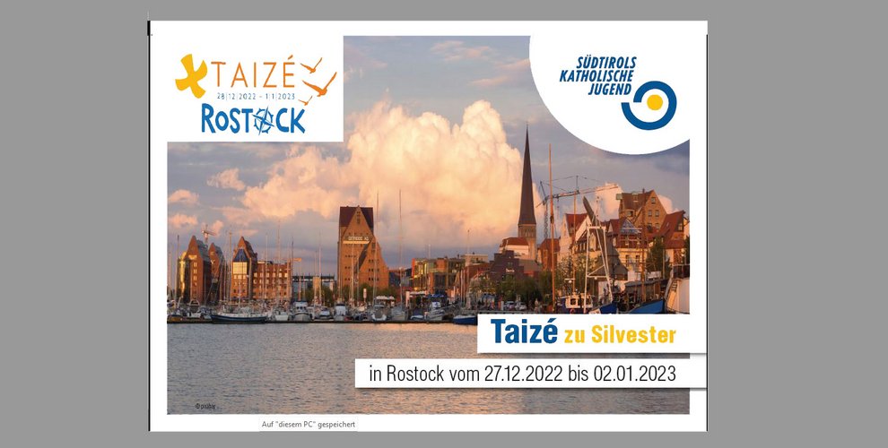Silvester 2023: Fahrt zum Europäischen Taizè-Jugendtreffen nach Rostock